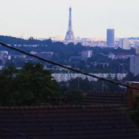 Superbe Appartement Avec Vue Sur La Tour Eiffel Saint-Leu-la-Foret Exterior photo